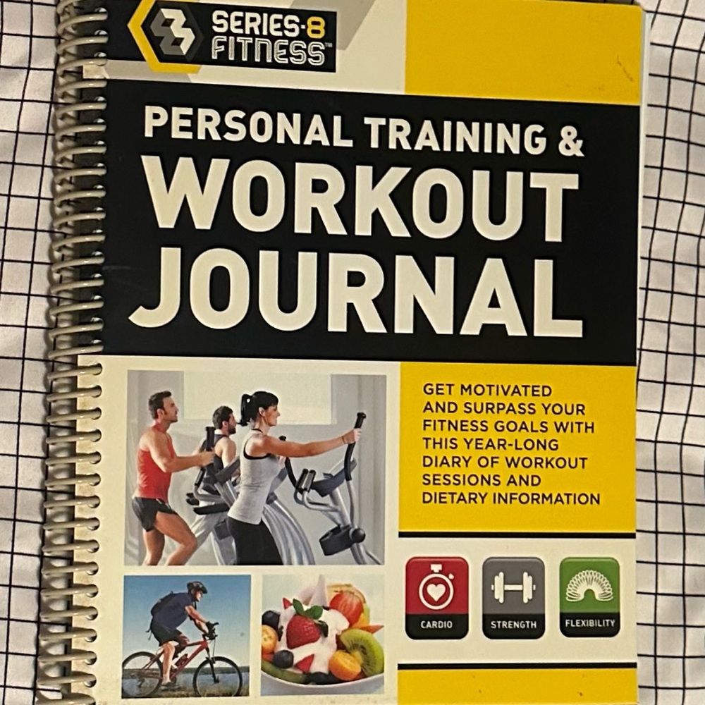 Yellow Workout Journal